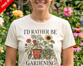 Funny Gardening T-Shirt | Garden Lover Gift | Botanical Plant Tee