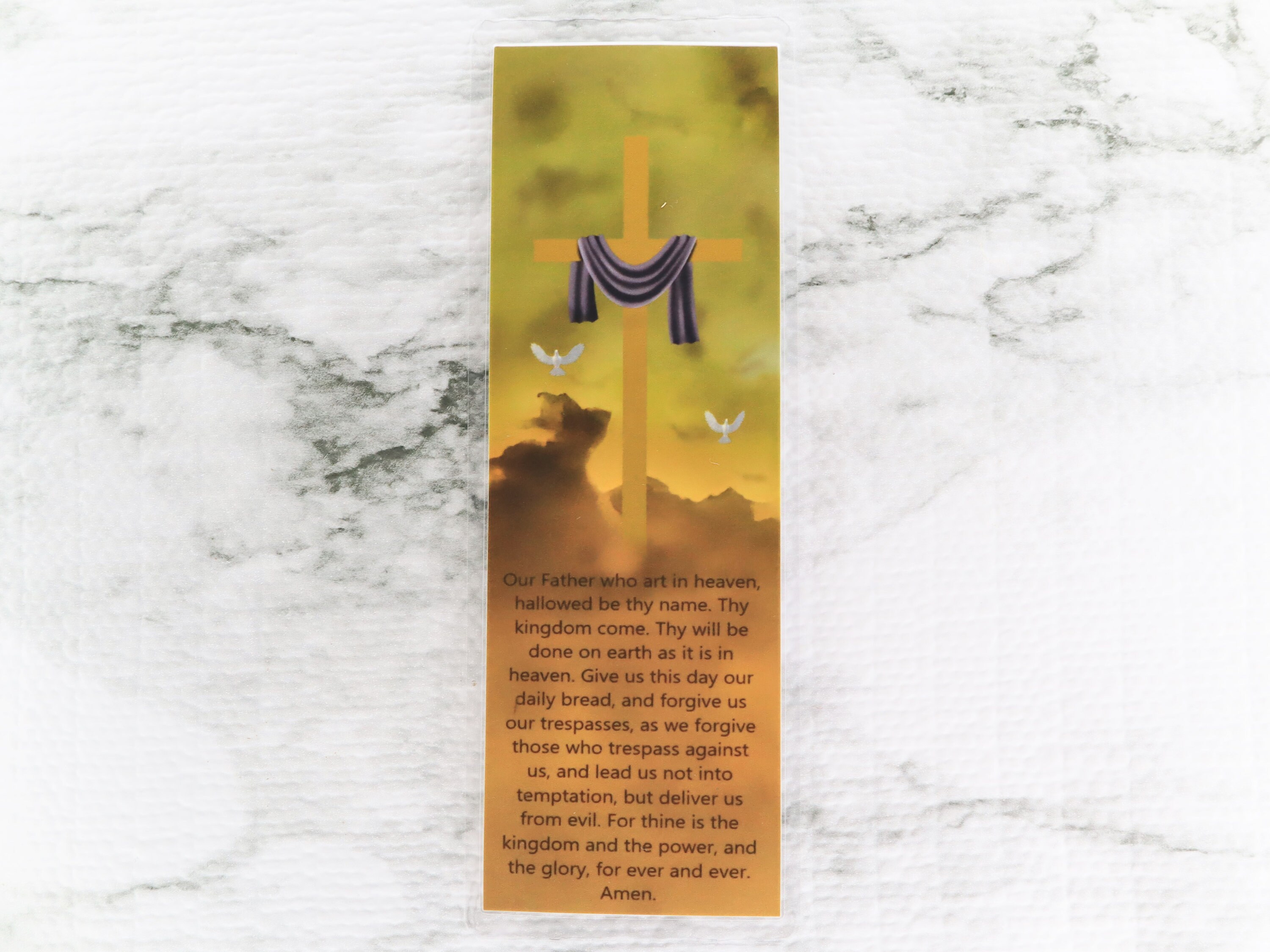 The Lord's Prayer Bookmark, Christian Gift, Pastor Church Gift ...