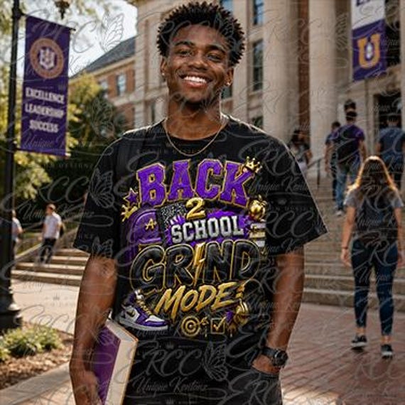 College Back to School PNG Bundle | 26 Campus Shirt Designs (Instant Download)