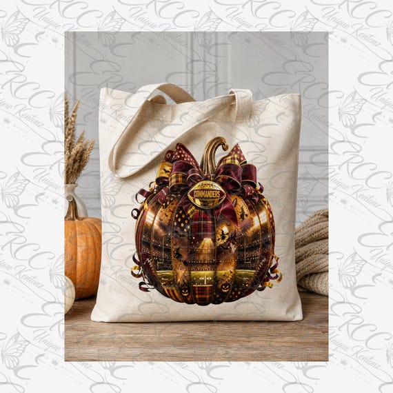 Halloween Commanders Football Pumpkin  | digital download | printable design | png graphic | Halloween fun | Celebrate the Holidays