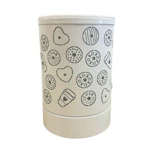 Kaffee und Donut elektrischer Wachsschmelzer
