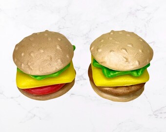 Mini hamburguesas de cera derretida
