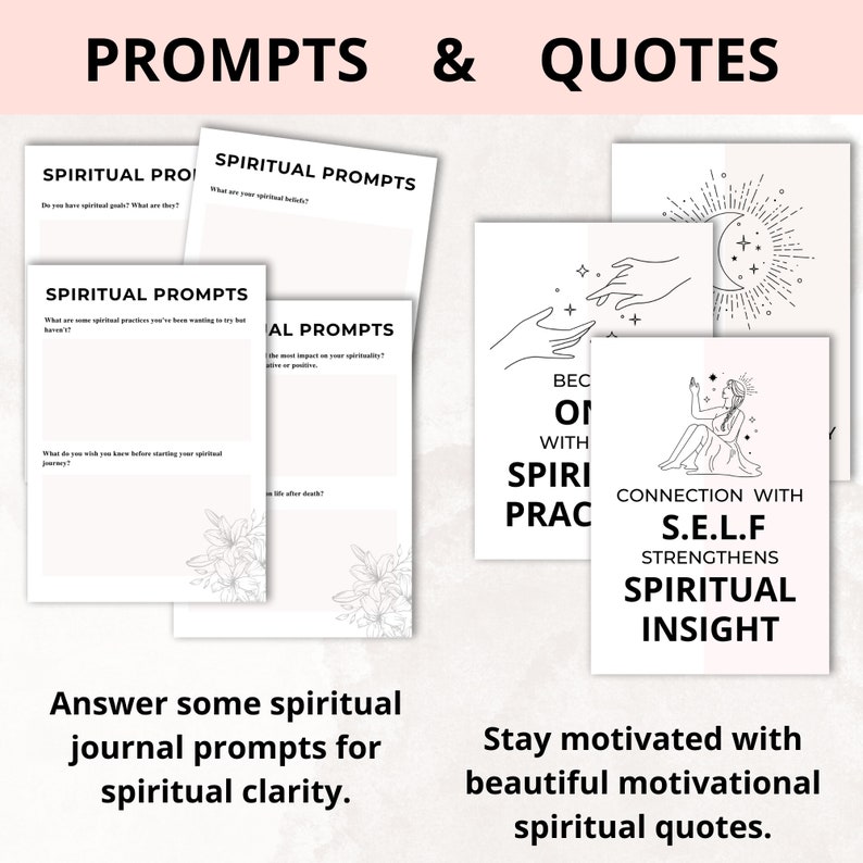 Individual Spirituality Toolkit Printable Spiritual Journey Workbook Spiritual Journal Prompts image 8