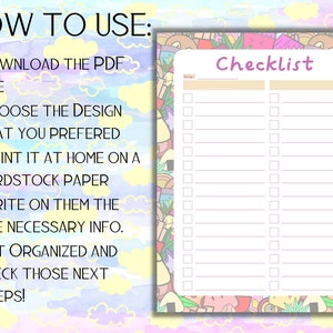 Printable Blank Checklists Different Designs Styles, to Do List ...