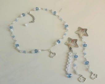 Niall Horan "Heaven" Inspired Necklace and Hair Clips Set, Cute The Show Tour Jewelry Accessories