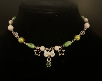 Springtime Fairy Cottagecore Choker/Necklace, Cute Aesthetic Jewelry Accessory