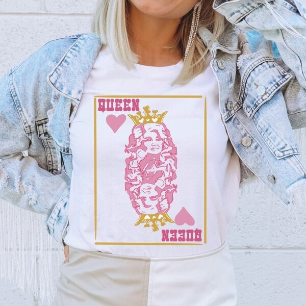 Queen of Hearts Dolly Parton Shirt Etsy