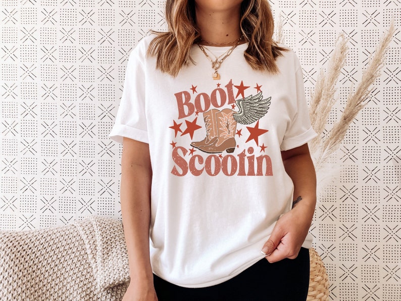 Boot Scootin Tshirt Boot Scootin Boogie Shirt Brooks and Etsy