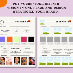 Canva Brand Kit Template | Mini Brand Board (Digital Download) image 2