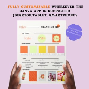 Canva Brand Kit Template | Mini Brand Board (Digital Download) image 6