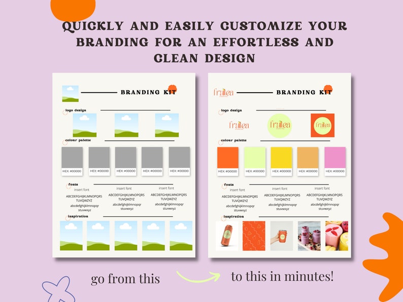 Canva Brand Kit Template | Mini Brand Board (Digital Download) image 3