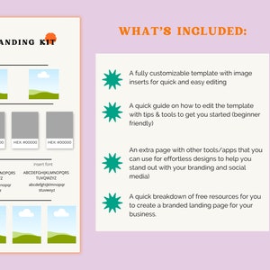 Canva Brand Kit Template | Mini Brand Board (Digital Download) image 5
