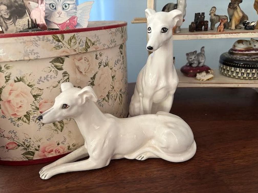 Porcelain greyhound - Etsy 日本