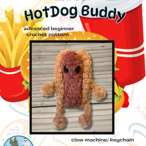Hot dog Buddy Crochet Pattern