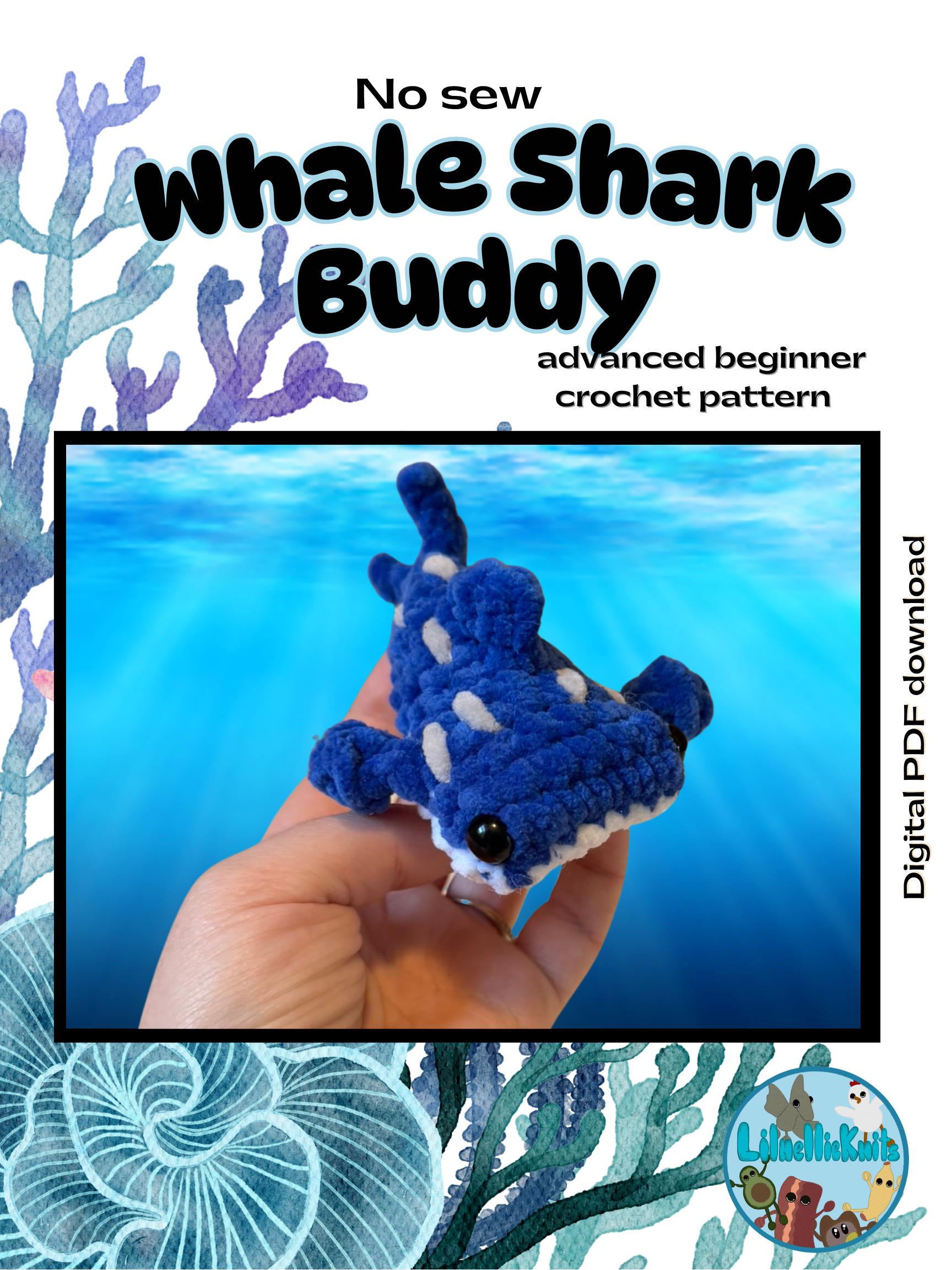 25 Whale Shark Crochet Patterns for Ocean-Loving Makers 17 Whale Shark Buddy Crochet