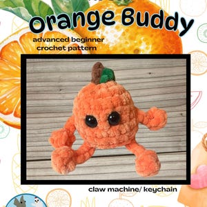 Orange Buddy crochet pattern