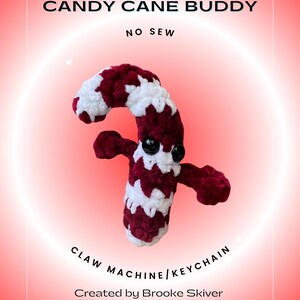 Candy Cane Buddy crochet pattern