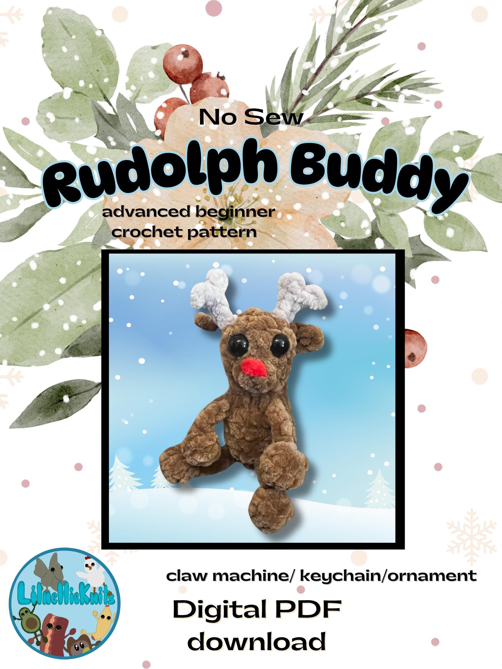 40 Reindeer Crochet Patterns: Add Homemade Warmth to Your Holiday Decor 33 Reindeer Buddy Crochet