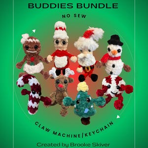 Ultimate Christmas buddies bundle crochet pattern