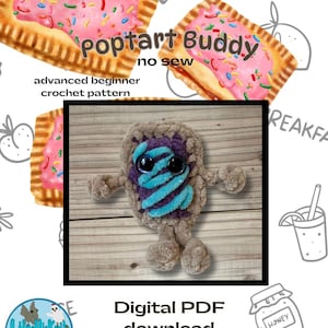 Patrón de crochet Poptart Buddy