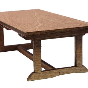 Craftsman Style Table 1:12 scale * KIT - Some assembly required