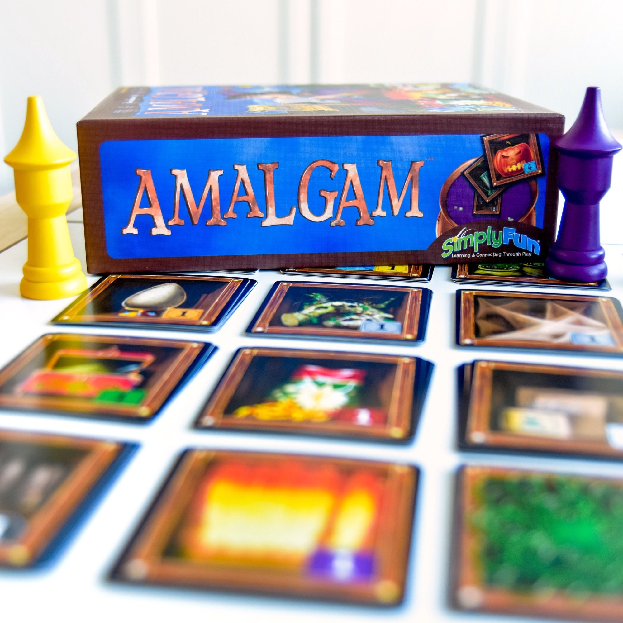 Amalgam A Strategy Board Game Wizard Math Educational 