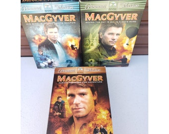 MacGyver Season 1, 2 & 3 DVDs Pre-owned