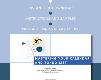 Mastering Your Calendar and To-Do List Printable