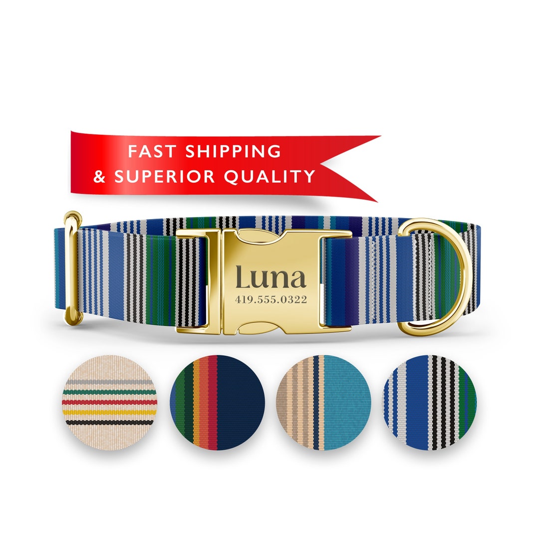 Personalized Dog Collars Boy Dog Collars, Custom Dog Collar With Name