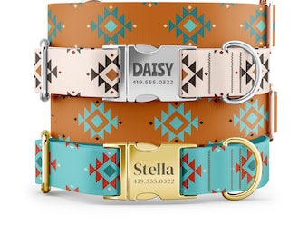 Western Dog Collar: Cowgirl Chic, Personalized Pet Collar