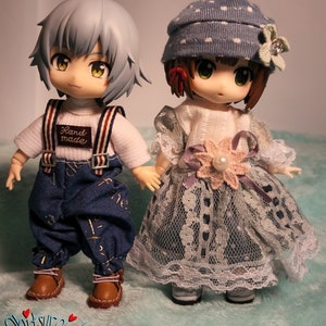 16cm BJD Obitsu 11 YMY Dress and Pants