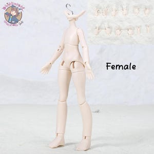 14 cm męski/żeński korpus BJD Cabble dla lalek OB11, YMY, Nendoroid i UF