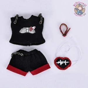 Gamer Punk Set for OB11 YMY Nendoroid Doll