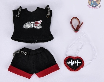 Gamer Punk Set for OB11 YMY Nendoroid Doll