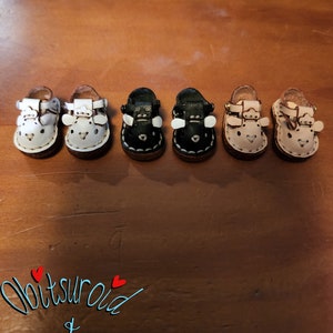 Bunny Slippers for OB11 YMY Nendoroid Doll