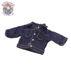 Denim Jackets and Gillets for OB11 YMY Nendoroid Doll