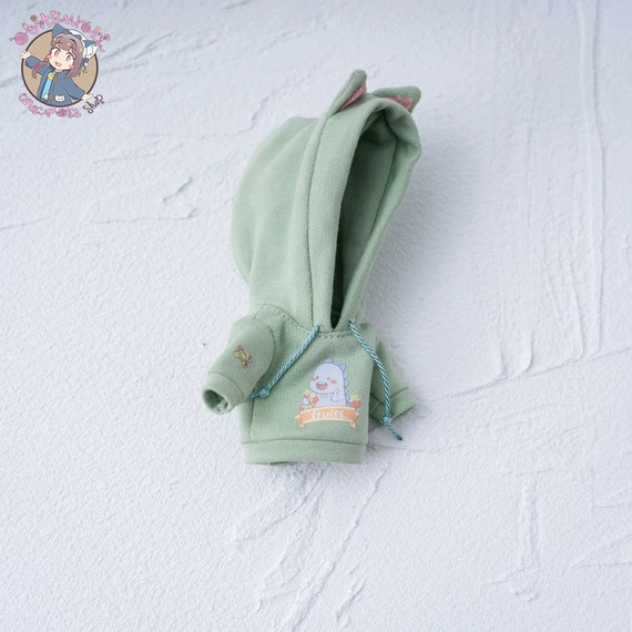 Felpe con cappuccio con orecchie da orso e gatto per bambola