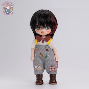 OB11 YMY Nendoroid Doll Piccodo 1/12 BJD Wig Short Hair Multi-Color