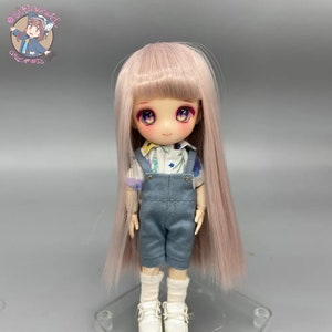 OB11 YMY Nendoroid Doll 1/12 BJD Wig Med Straight Bangs