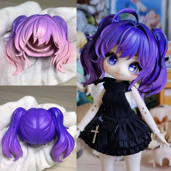 OB11 YMY Nendoroid Doll Replacement Hair - Gradient Twintails