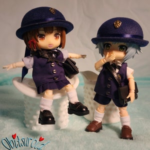 School Uniforms for OB11 YMY Nendoroid Doll