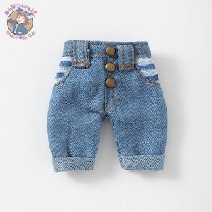 Worn and Punk Jeans for OB11 YMY Nendoroid Doll