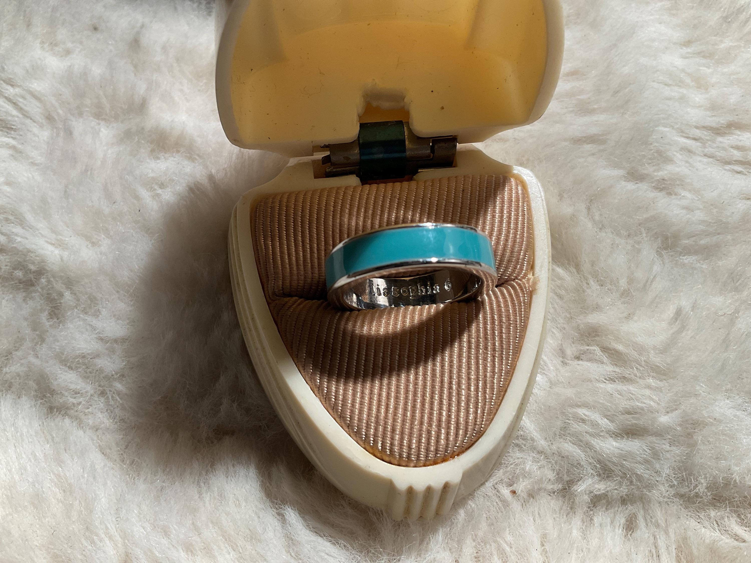 Bague Turquoise Lia Sophia Taille 7 Neuve Avec Étiquettes - Bijou Femme Bleu