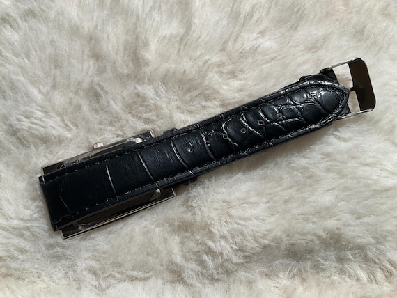 Côte d’Azur quartz SilverTone rectangular watch w… - image 5