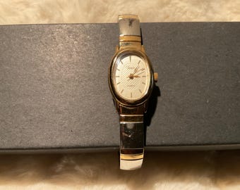 Citron Quartz Classic Gold & Silver Stretch Watch - Etsy