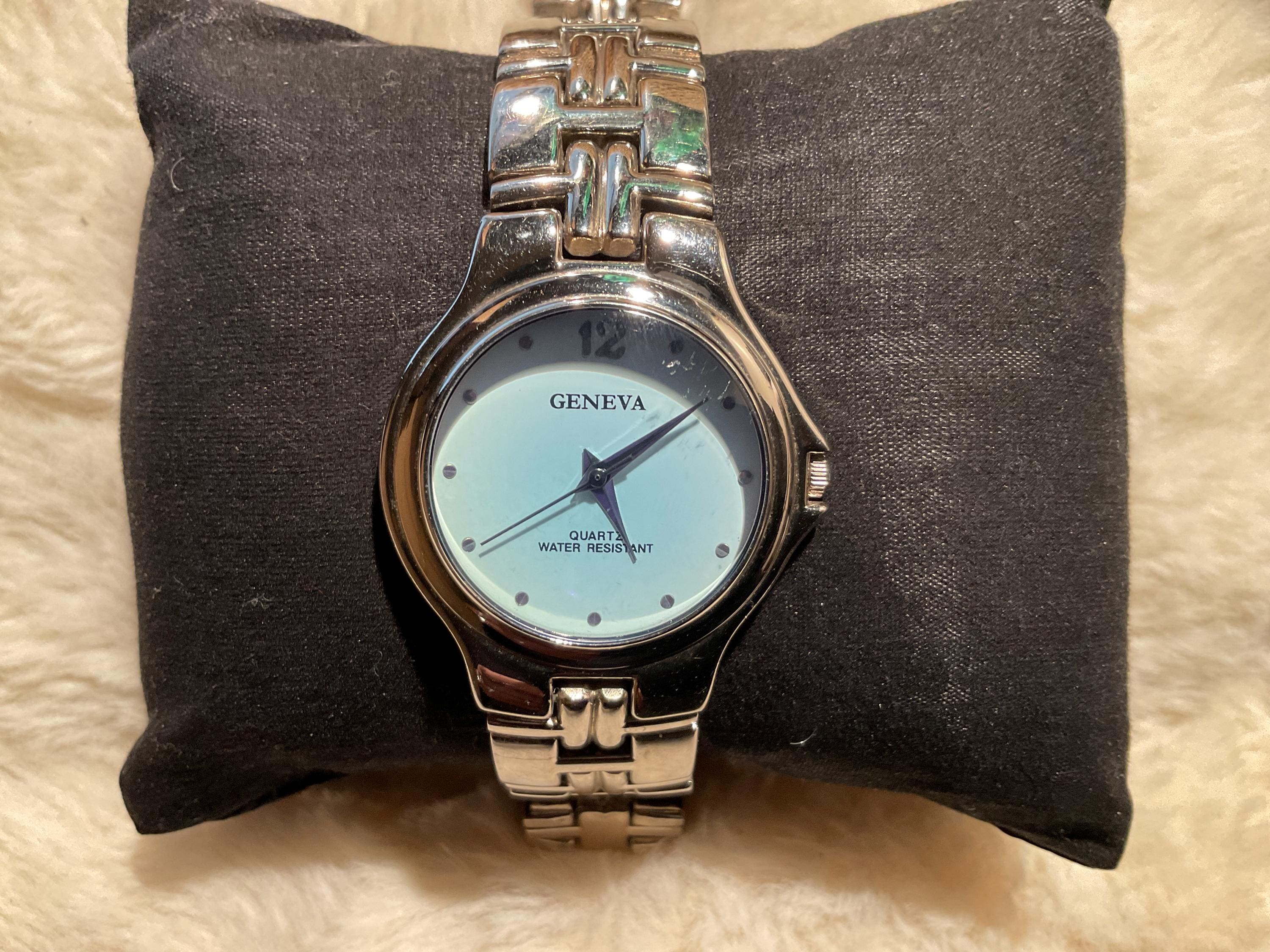 Geneve water resistant watch. Geneva Water Resistant Watches - Etsy main image 2