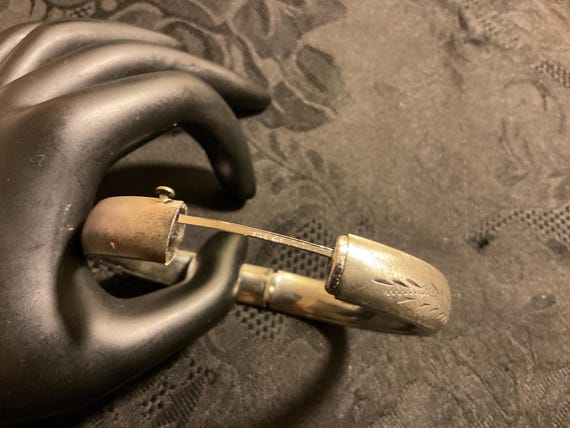 Beautiful adjustable sterling silver bangle brace… - image 3