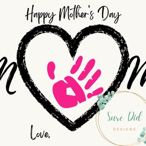 Mother&#39;s Day Handprint Craft