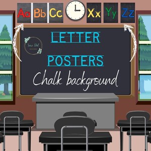 Alphabet classroom posters