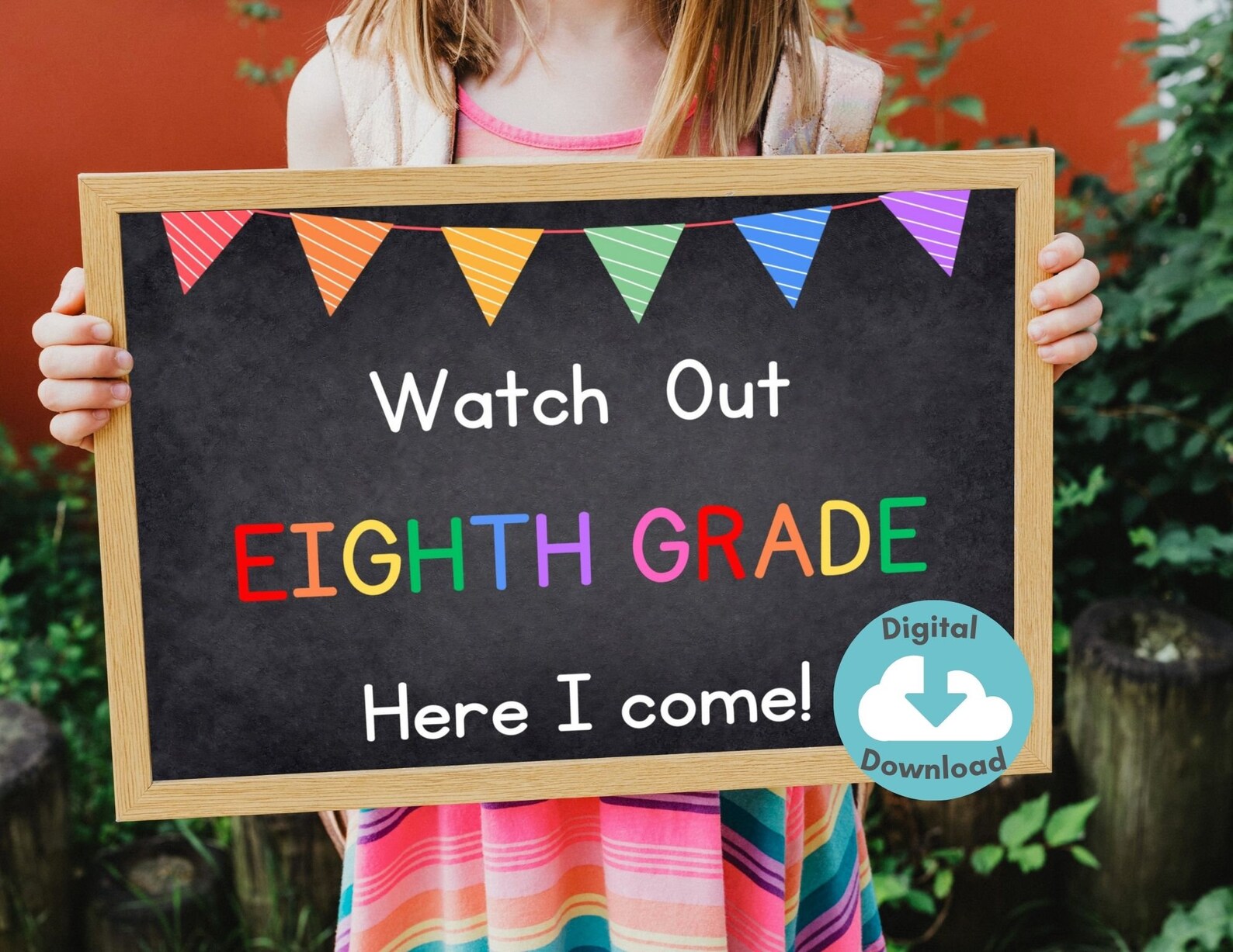 Watch Out Eighth Grade Here I Come Sign - Etsy